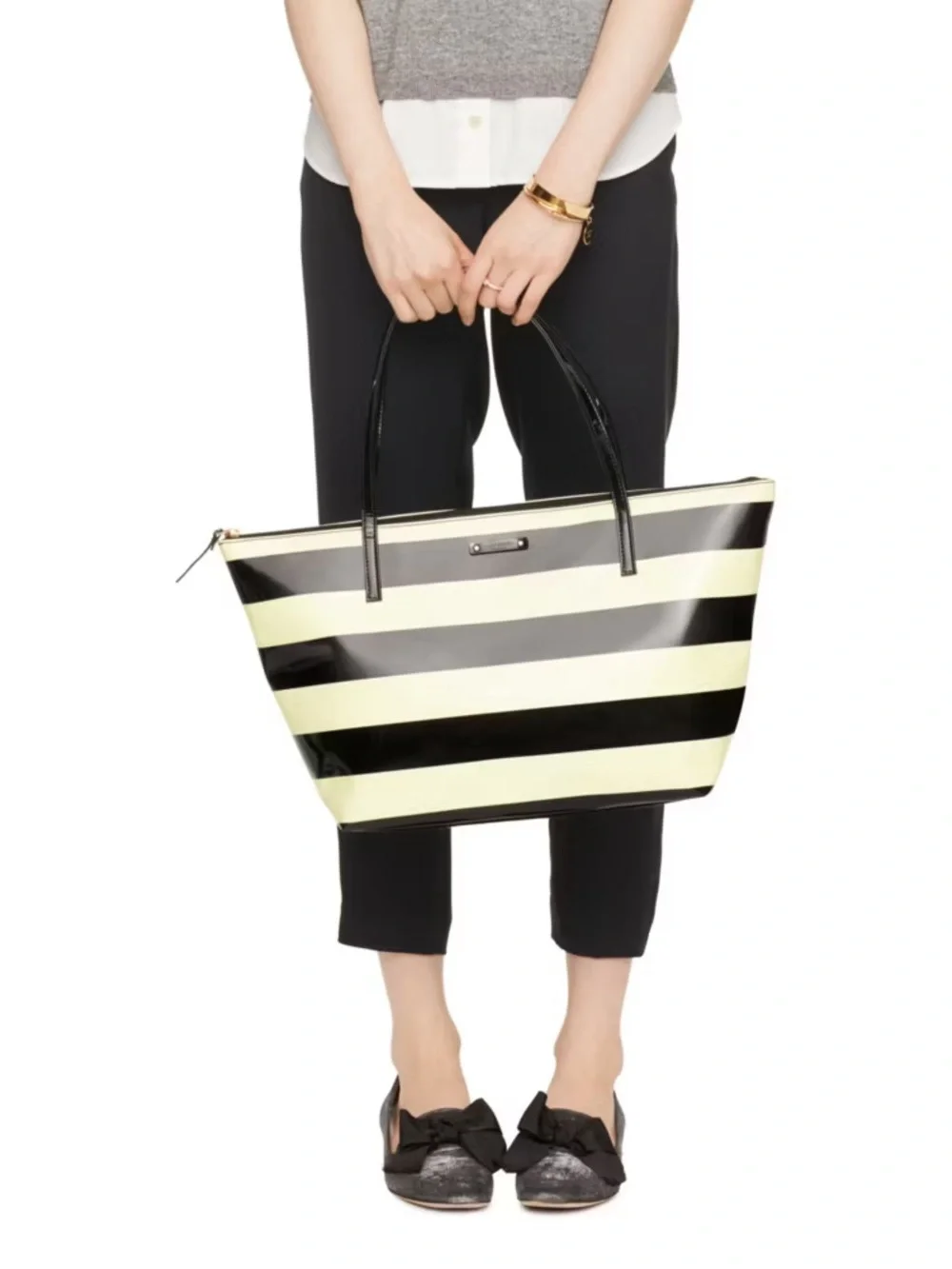 Kate Spade Penn Valley Sophie Striped Tote Bag